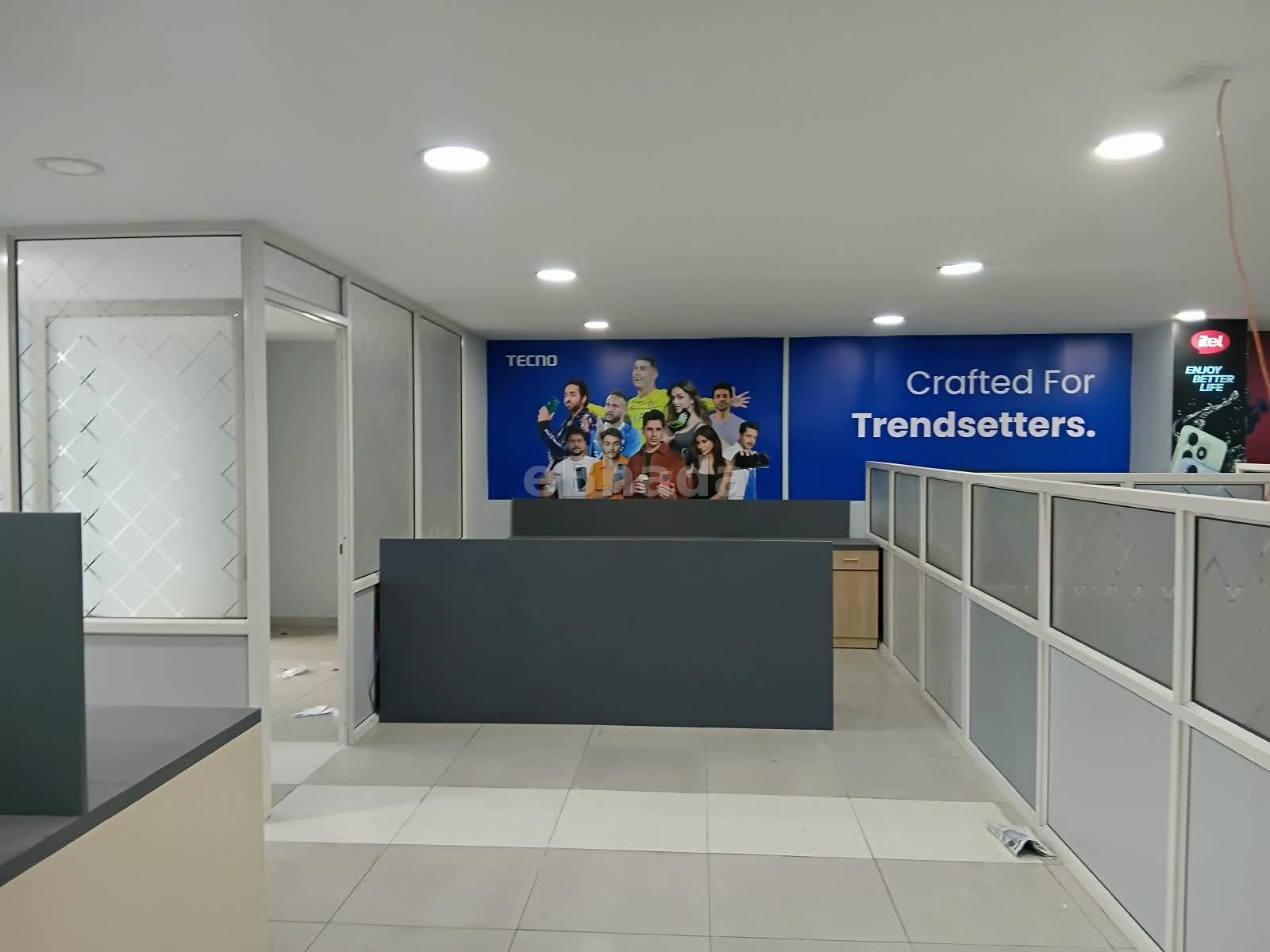 Open space for office purpose at teku