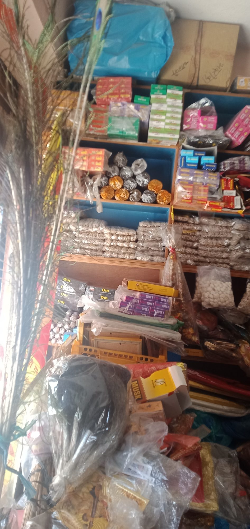 Swargdwary flowers and puja samaagry